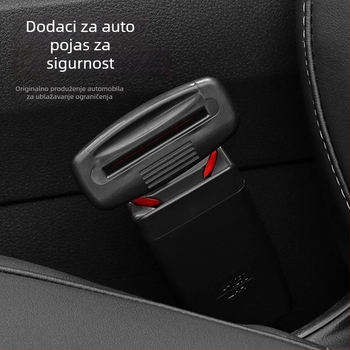 Automobilski sigurnosni pojas: insert zaključavanje s jezičkom i bajonetom – čelik 45 gauge, težina 54 g, model 6668, moguć tisak logotipa