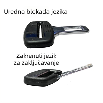Automobilski sigurnosni pojas: insert zaključavanje s jezičkom i bajonetom – čelik 45 gauge, težina 54 g, model 6668, moguć tisak logotipa
