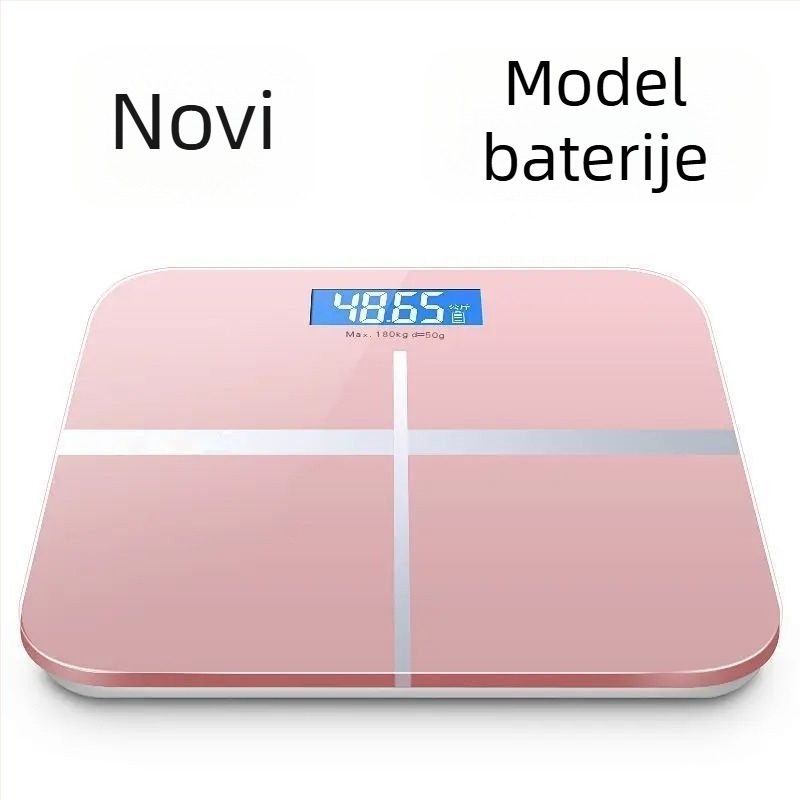 Punjavajuća kućna vaga, visoko precizna digitalna vaga za mjerenje tjelesne masti, pametna vaga za mršavljenje, model 2025