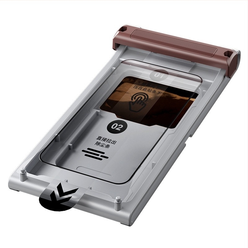 Kaljeno staklo za prednju zaštitu zaslona Apple 16Pro — potpuno pokriće, anti-peep, anti-fingerprint, otporno na prašinu, HD, brzo postavljanje