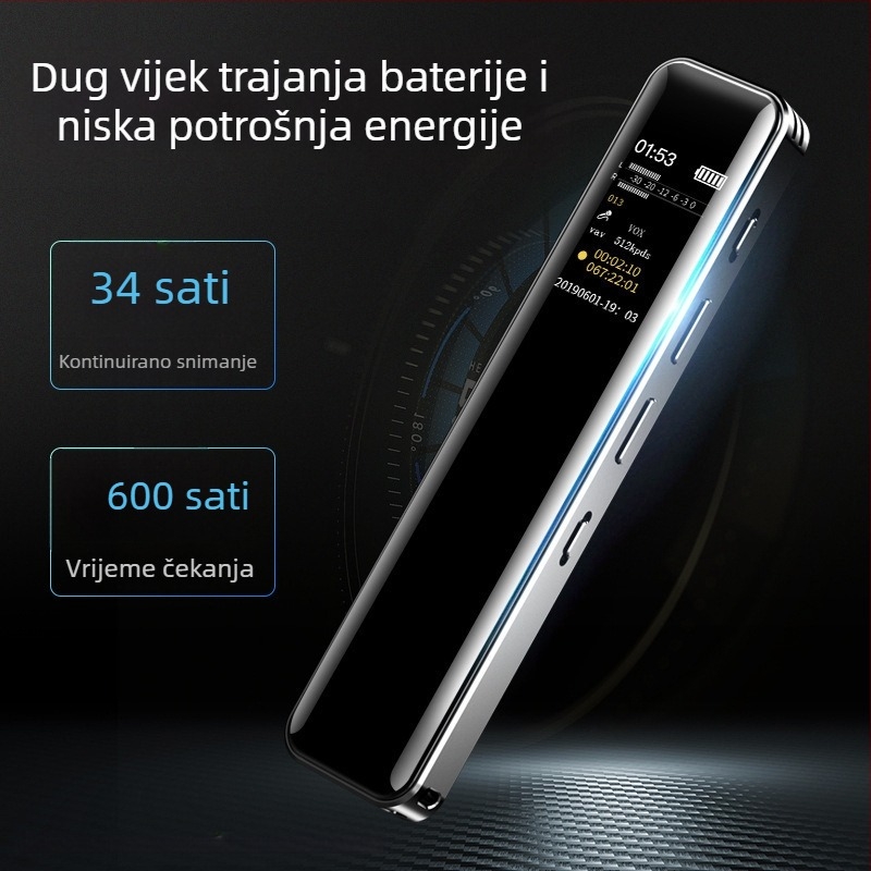 Nobixing G1/G6 profesionalni diktafon s HD redukcijom buke, transkripcija, prijenosni MP3 player