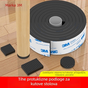 3M zaštitne podloge za noge stolova i stolica — protuklizne, tihe, otporne na habanje, debeli jastučići za noge sofe