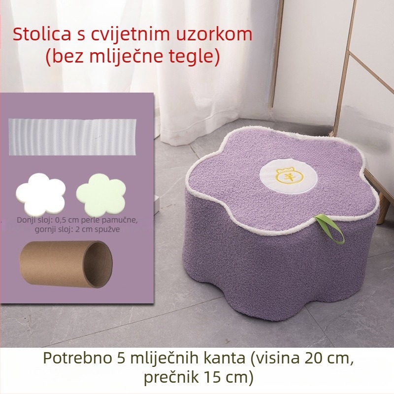 Stolnjak od svile s motivom cvijeća, kvadratni oblik, univerzalni stil