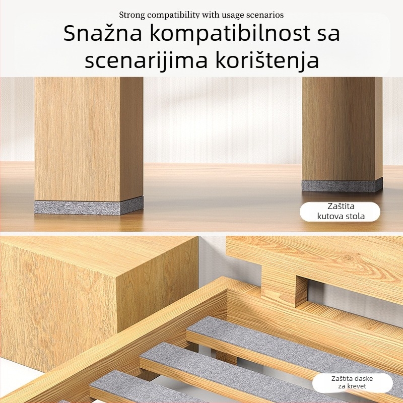 3M filc podloške za noge stolova i stolica, debeli, otporni na habanje, protuklizni, zaštita kutova za stolove, stolice, sofe i krevete