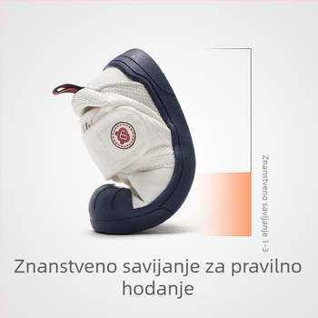 Dječje platnene tenisice s Velcro kopčom, unutarnja protuklizna gumena potplata, gornji dio od platna, EVA ulošak, pamučna podstava, prozračnost, vezeni detalji