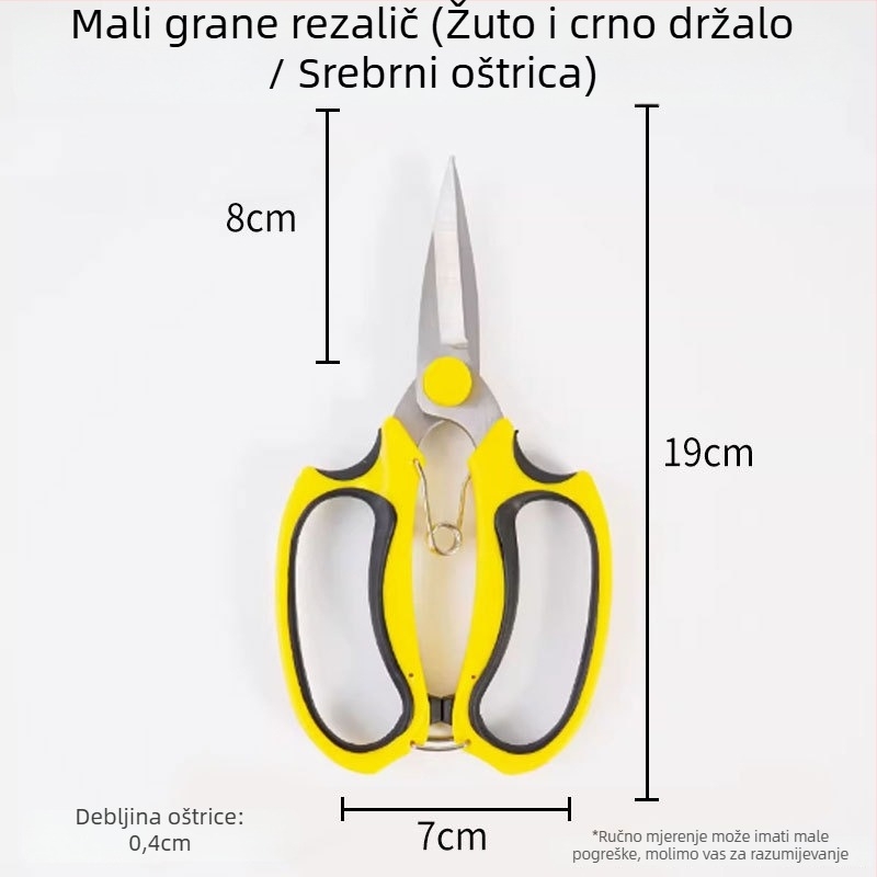 Vrtne škare za podrezivanje cvijeća od nehrđajućeg čelika, za kućnu upotrebu