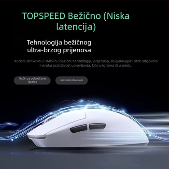 Bežični gaming miš s tri načina, Bluetooth, model A7, 42000dpi