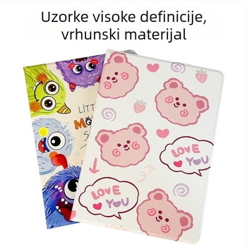 Zaštitna futrola za iPad Apple – karikaturističkog stila, preklopna futrola, PC materijal, anti-prstni otisci, magnetska podrška