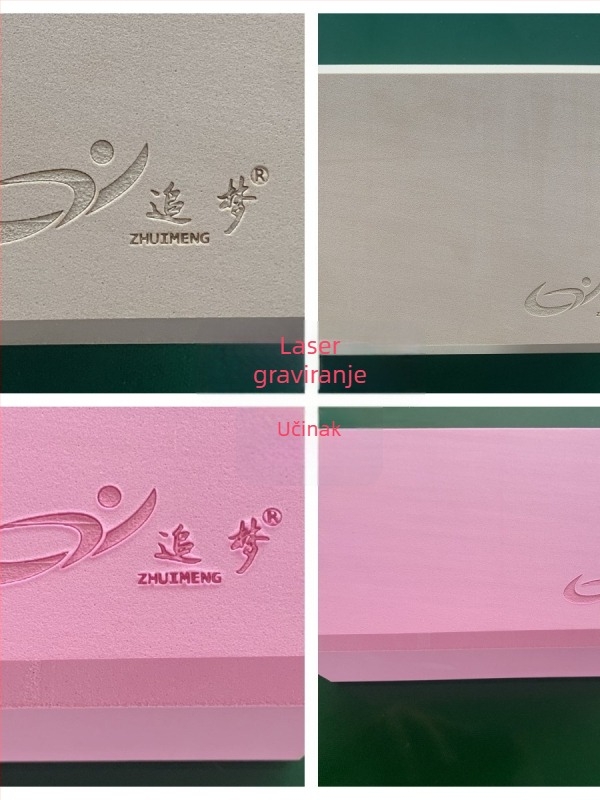 Yoga blok – EVA pjena visoke gustoće, Dream chasing marka, težina 120/150/180/200 g, mogućnost prilagodbe