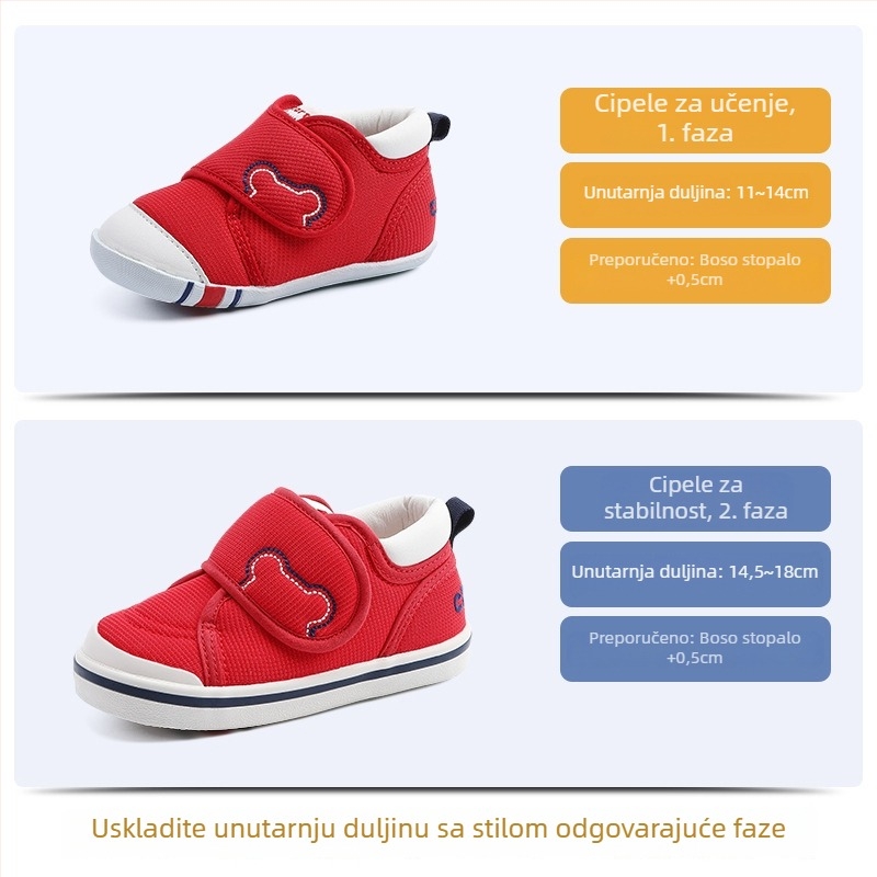 Carter Rabbit cipelice za bebe i malu djecu – prozračni gornji dio od mrežice, mekana potplata, Velcro kopča, 12–36 mjeseci
