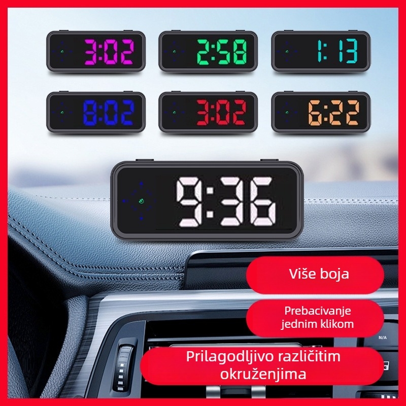 Nov boja HUD zaslon za automobil s glasovnim upozorenjem radar detektora, GPS kompas i brzomjer