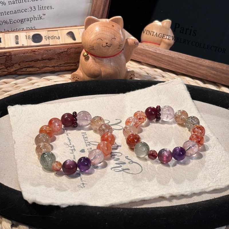 Narukvica s citrin kristalom, ekskluzivan nišni dizajn, bez bočnih kamenčića, jesensko izdanje 2025, pakiranje na veliko