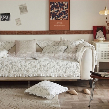 Navlaka za jastuk kauča, pamuk, za trosjedni kauč, francuski stil, prilagodljivo