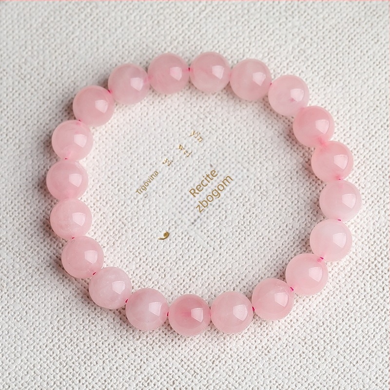 Narukvica Jing Yao, kristalne perle u prahu, okrugle perle, poliran završetak, unisex, osvježavajući i sladak stil