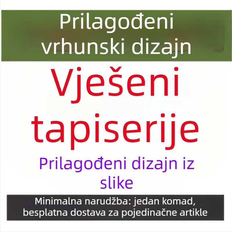 Prilagođeni pozadinski tapiserij za streaming, poliester vlakno, strojno tkanje, pravokutnog oblika, motiv crtani/Anime, ručno pranje