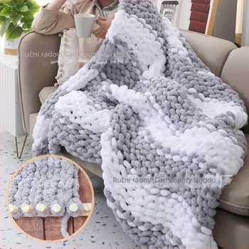 Drveni ručni alat za DIY pletenje – jednohova glavna kratka igla za vuneno pletenje, za ručnike i goblene, minimalistički stil, za vješanje