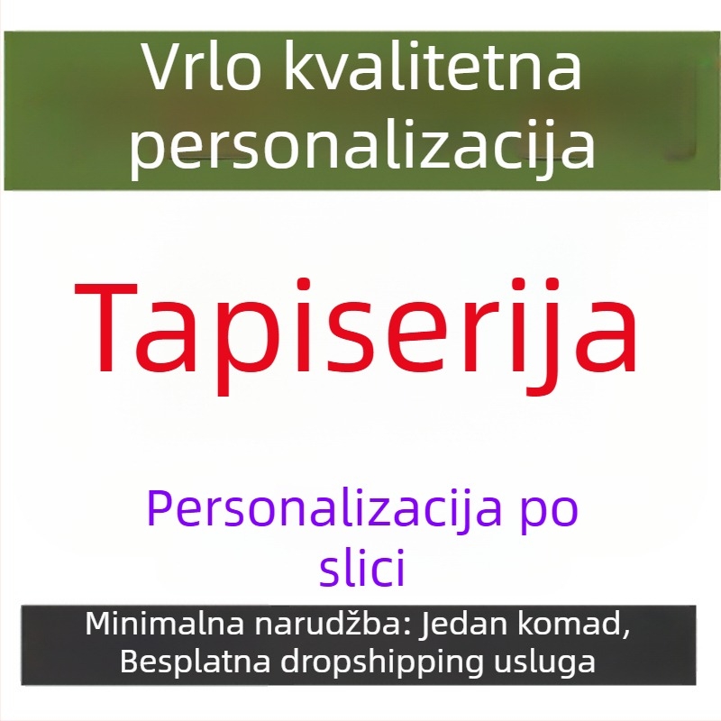 Tapiserija s karikaturalnim stilom, pejzažni uzorak, pravokutni oblik, strojno tkanje od poliester tkanine