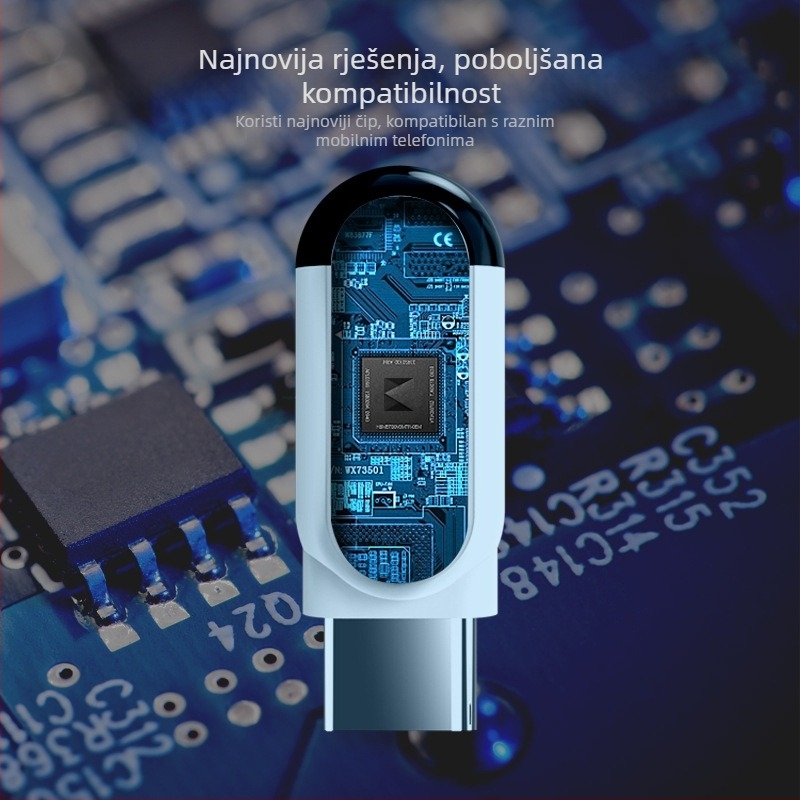 R-05 Pametni infracrveni daljinski za pametni telefon s funkcijom učenja — Sučelje Type-C/Micro-USB/Lightning; Doseg 5–12 m; Kompatibilno s Android/IOS