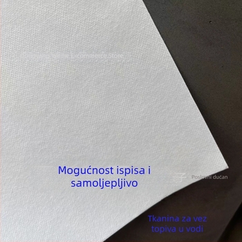 Yuori tiskljivo samoljepljivo prijenosno papir za šivanje s vodotopnim podlogom i vodotopnim papirom za križni šav