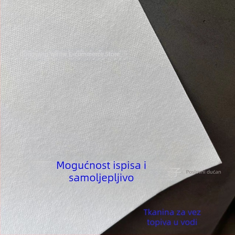 Yuori tiskljivo samoljepljivo prijenosno papir za šivanje s vodotopnim podlogom i vodotopnim papirom za križni šav