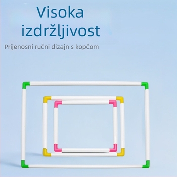 Plastični okvir za križni vez s ručnim klipom
