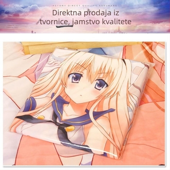 Dugačka navlaka za jastuk za tijelo s anime motivom, prilagodljiv otisak, široka paleta dizajna