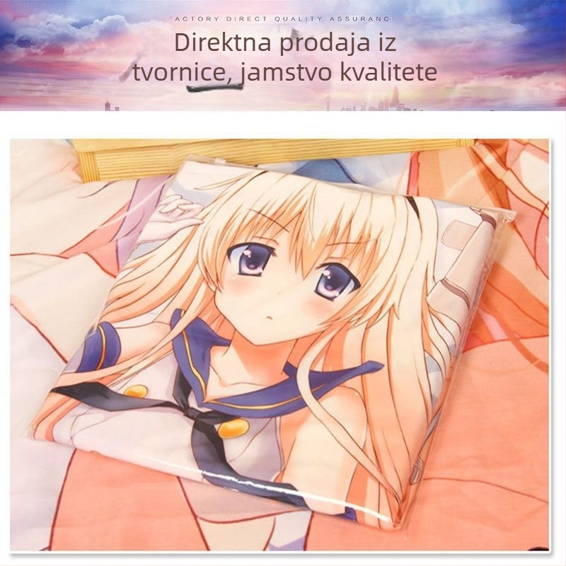 Dugačka navlaka za jastuk za tijelo s anime motivom, prilagodljiv otisak, široka paleta dizajna