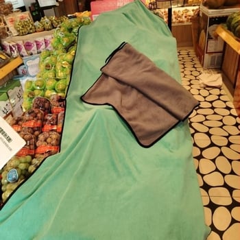 Kodak mikrovlakna pokrivačka krpa za trgovine voća i povrća, prozračna za očuvanje svježine, pastoralni stil, pogodna za trgovine voća, povrća i supermarkete