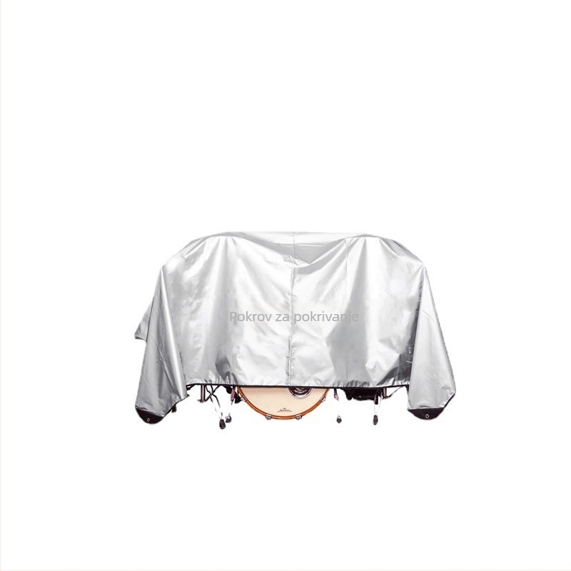 Zaštitni pokrivač za bubnjarske setove i električne instrumente — vodootporan, UV-odporan i prašini otporan; tkanina 420D Oxford, poliester vlakno, prilagodljiv