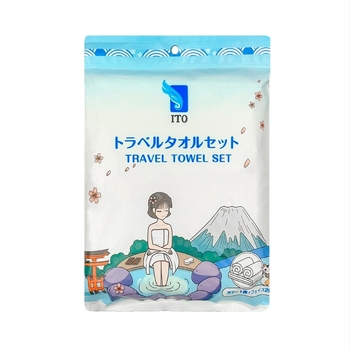 Ito jednokratni set ručnika za kupanje, 100% vlakna regenerirane celuloze, pojedinačno pakiran, upijanje 5–10 s