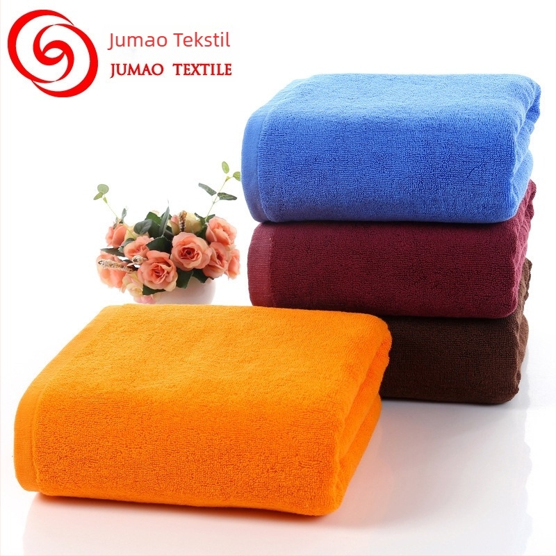 Jumao pamukani kupaonski frotir, Stranded yarn, 100–750 gsm, otisnut logotip, moguć prilagodba obrade