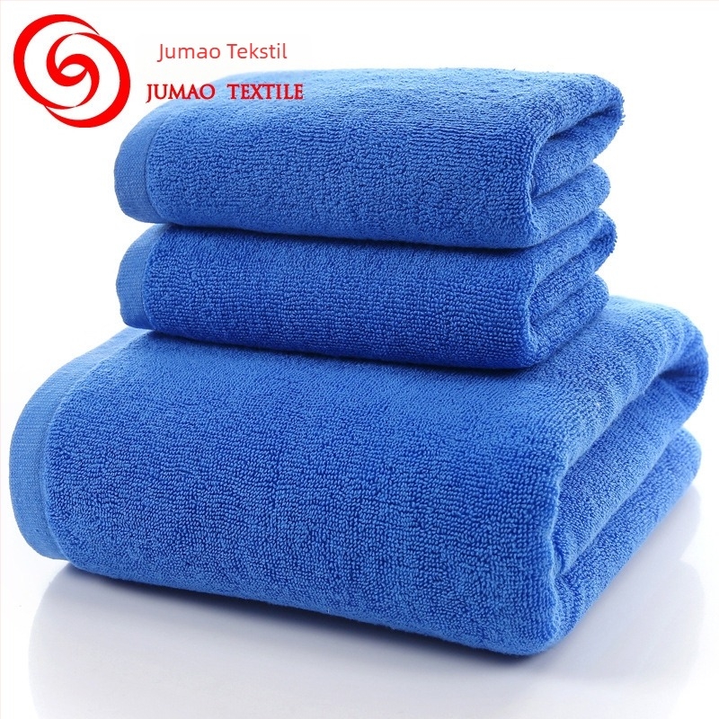 Jumao pamukani kupaonski frotir, Stranded yarn, 100–750 gsm, otisnut logotip, moguć prilagodba obrade