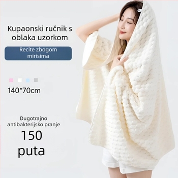 Kupaći ručnik od coral fleece, 150d vlakana, ravna tkanina (plain weave), 300-400 g, Crown First