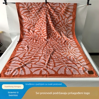 Kupaonski/plažni ručnik – 100% pamuk, 200–300 g/m², 32s pređa, cut-pile tkanina, mogućnost prilagođene obrade