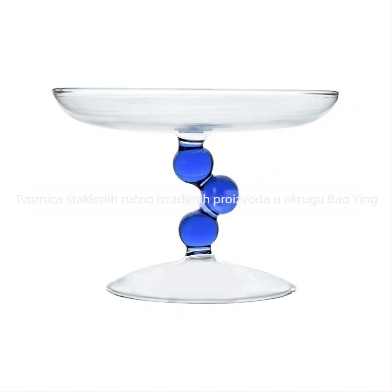 Stakleni tanjur za voće, Crystal Glass Crafts, Jednostavan stil