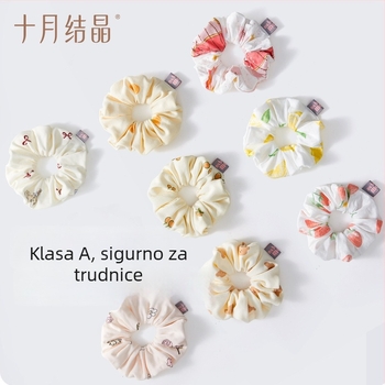 Elastična traka za kosu s dizajnom mede – tkanina, ručna izrada, October Crystal, SH5087, sladak stil, ljeto 2025