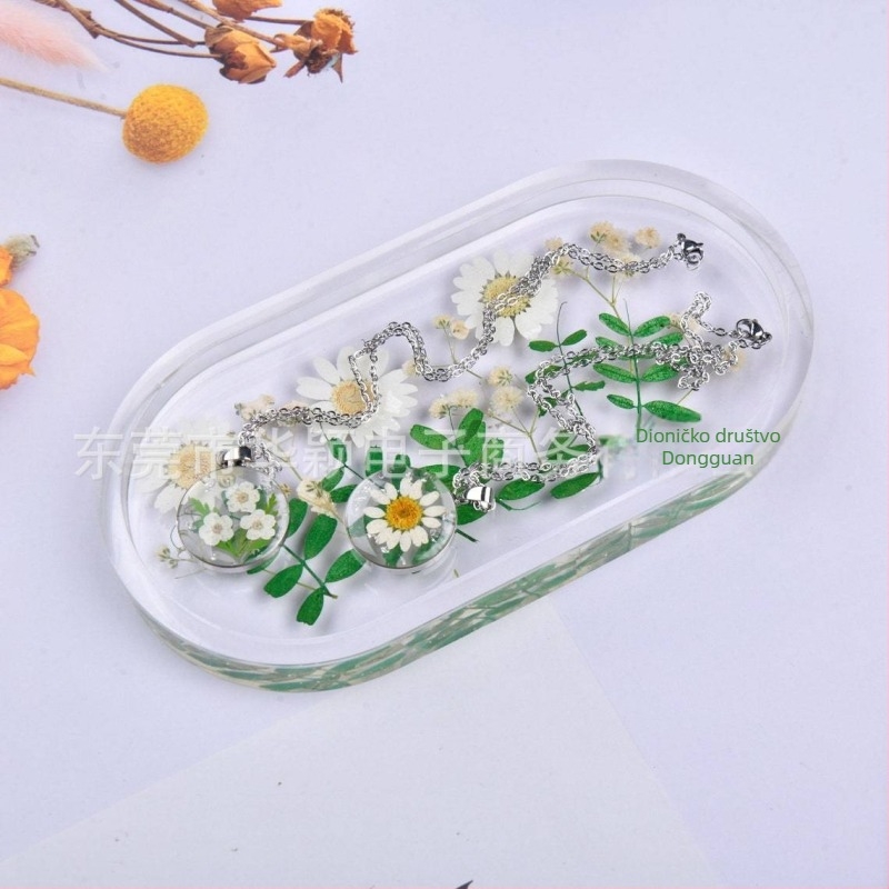 Podmetač za nakit od smole s motivom zvjezdanog neba, ručna izrada, moderni umjetnički stil, tanjur za pohranu ljepote za kućnu dekoraciju