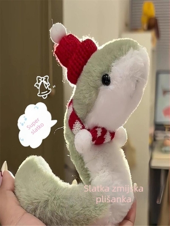 Plišani zmijica - ručna lutka, ukrasna igračka (Materijal: Default; Personalizacija: Ne; Stil: Default; Poklon: Da)