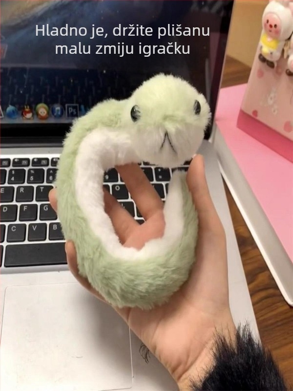 Plišani zmijica - ručna lutka, ukrasna igračka (Materijal: Default; Personalizacija: Ne; Stil: Default; Poklon: Da)
