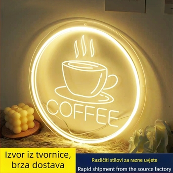 Neon reljefni zidni znak za check-in, prilagodljiv, marka Chimei