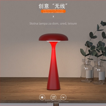 Kreativna stolna lampa u obliku meduze-gljive, model Jx27, plastični držač lampe, napon ≤ 36 V, noćna lampica, ambijentalno svjetlo