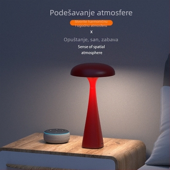 Kreativna stolna lampa u obliku meduze-gljive, model Jx27, plastični držač lampe, napon ≤ 36 V, noćna lampica, ambijentalno svjetlo