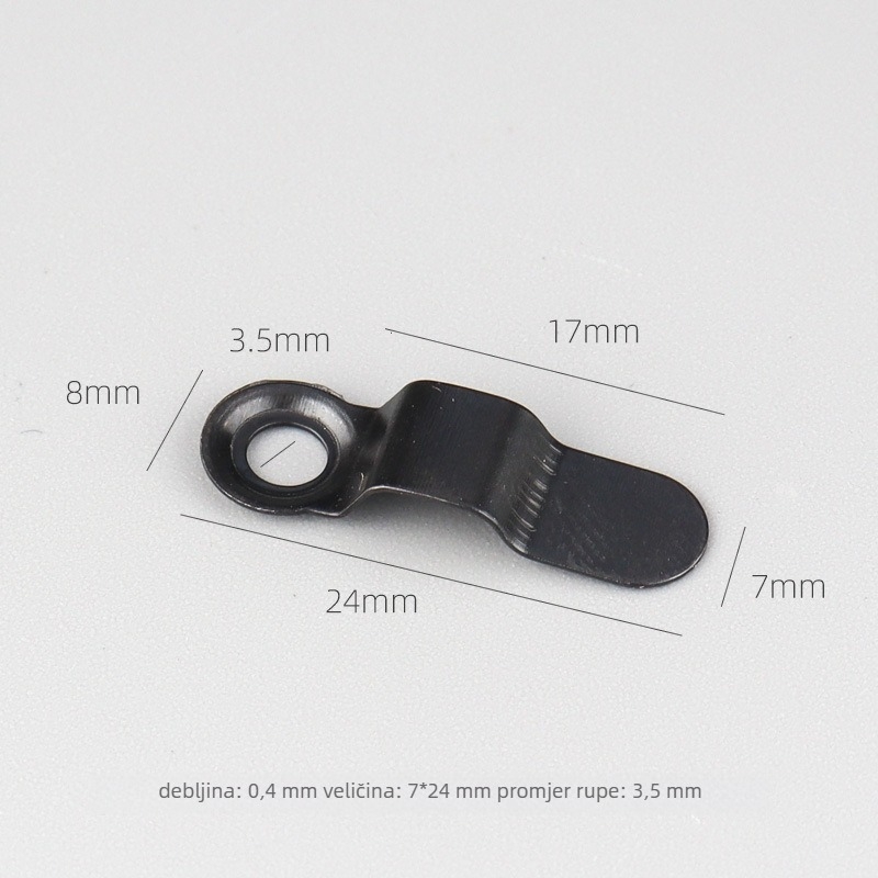 Metalni set za montažu križnog šivenja s lukom oblikovanom stražnjom pločom i kukama, elektroplakirani završni sloj, za dnevni boravak.