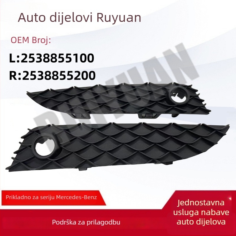 Okvir dekorativne mreže prednjeg branika za GLC W253, L2538855100 / R2538855200