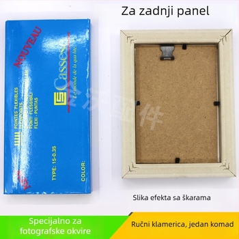 Čavli za stražnju ploču fotografskog okvira, oblik dinje sjemenke, metal, moderni minimalistički stil, dodaci