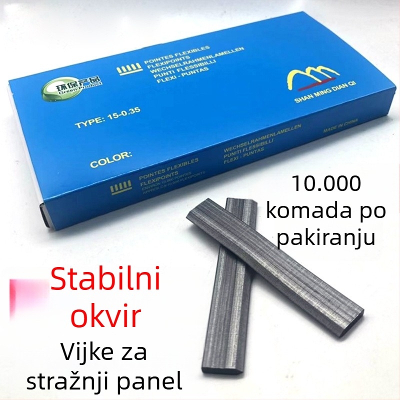 Čavli za stražnju ploču fotografskog okvira, oblik dinje sjemenke, metal, moderni minimalistički stil, dodaci