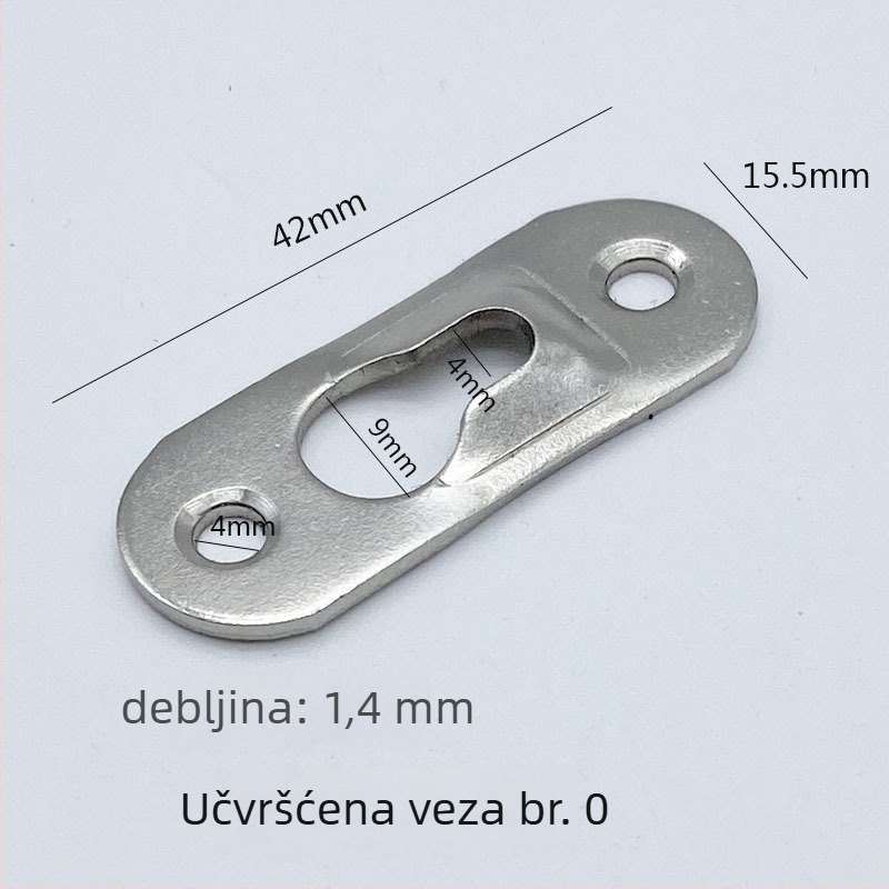 Metalni No. 0 vješak za okvire slika s skrivenim montiranjem na zid