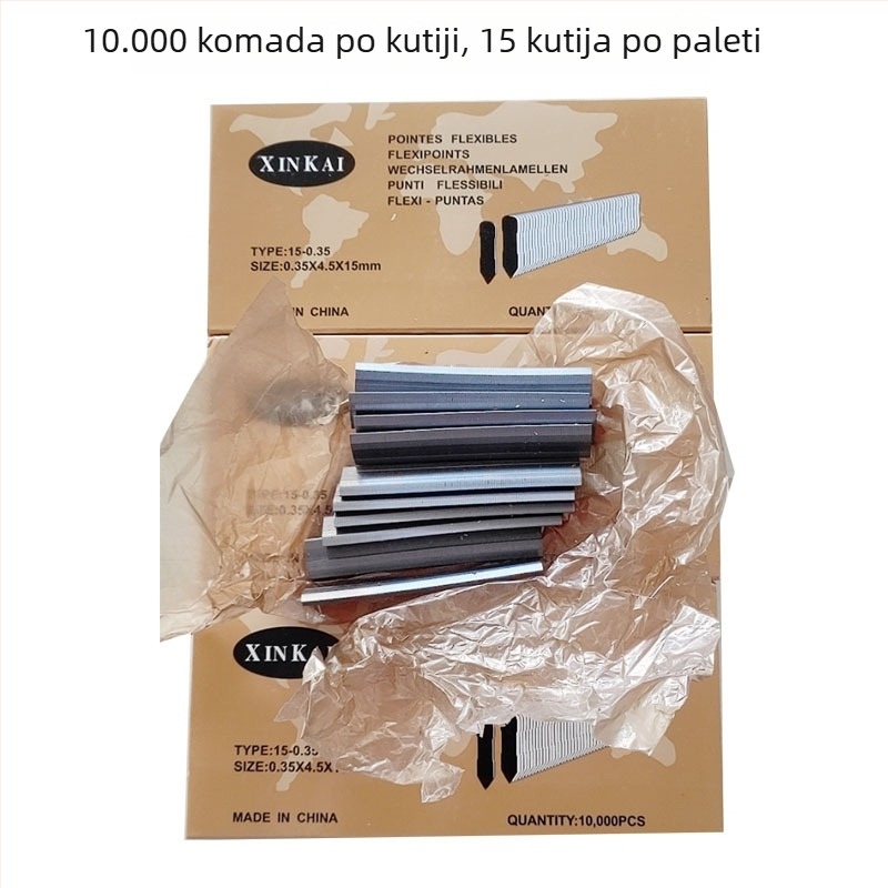 Okvirni čavli - metalni, mehanički, za učvršćivanje stražnje ploče, kartonsko pakiranje