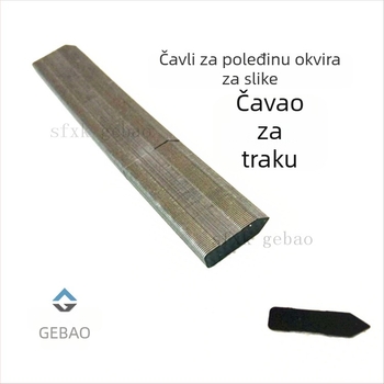 Čavle u obliku dinjinih sjemenki za stražnju ploču okvira za fotografije, plava kutija, 10.000 kom.
