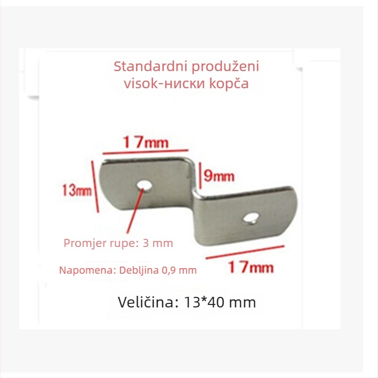 Metalni hardver za fotografijske okvire, elektroplatirano, moderni minimalistički stil, držači za okvire, pakirano u vrećicama, 200 komada